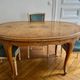 Louis XVl oak table with extensions