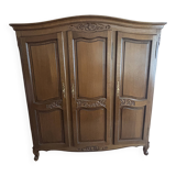 1960s Solid Wood Wardrobe