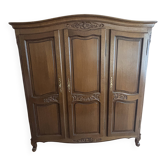 Armoire bois massif 60's