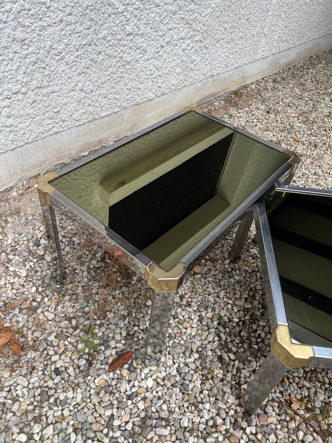 Vintage 1970s Romeo Rega Nesting Tables
