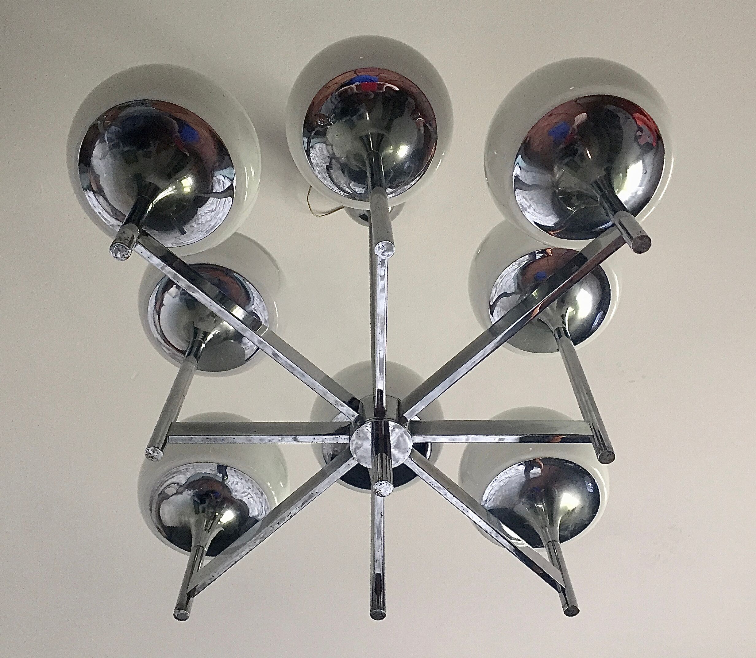 Chandelier 8 fires gaetano sciolari italy 70