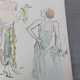 Lithograph Who wants my pretty handkerchiefs? SEM, circa 1924 Georges Goursat dit Sem, collector