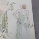Lithographie Qui veut mes jolis mouchoirs ? SEM, circa 1924 Georges Goursat dit Sem