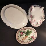 Vegetable tureen on display dish Henri Chaumeil