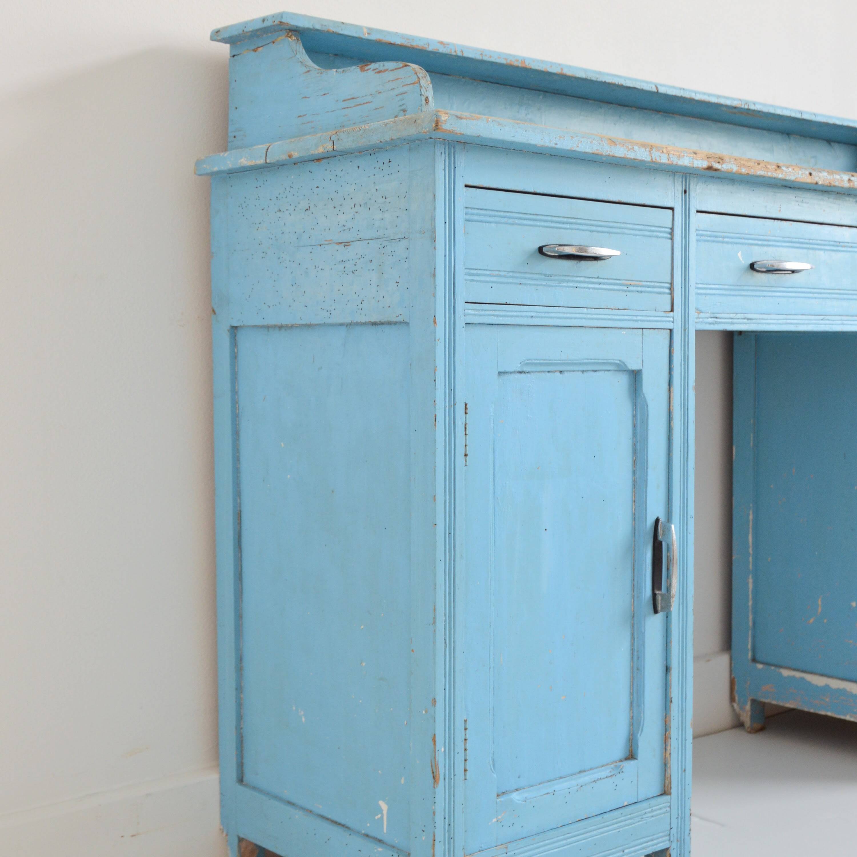Old workshop/trade/counter/kitchen furniture 1940s vintage