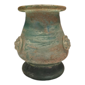 Vase en verre de Murano A Scavo