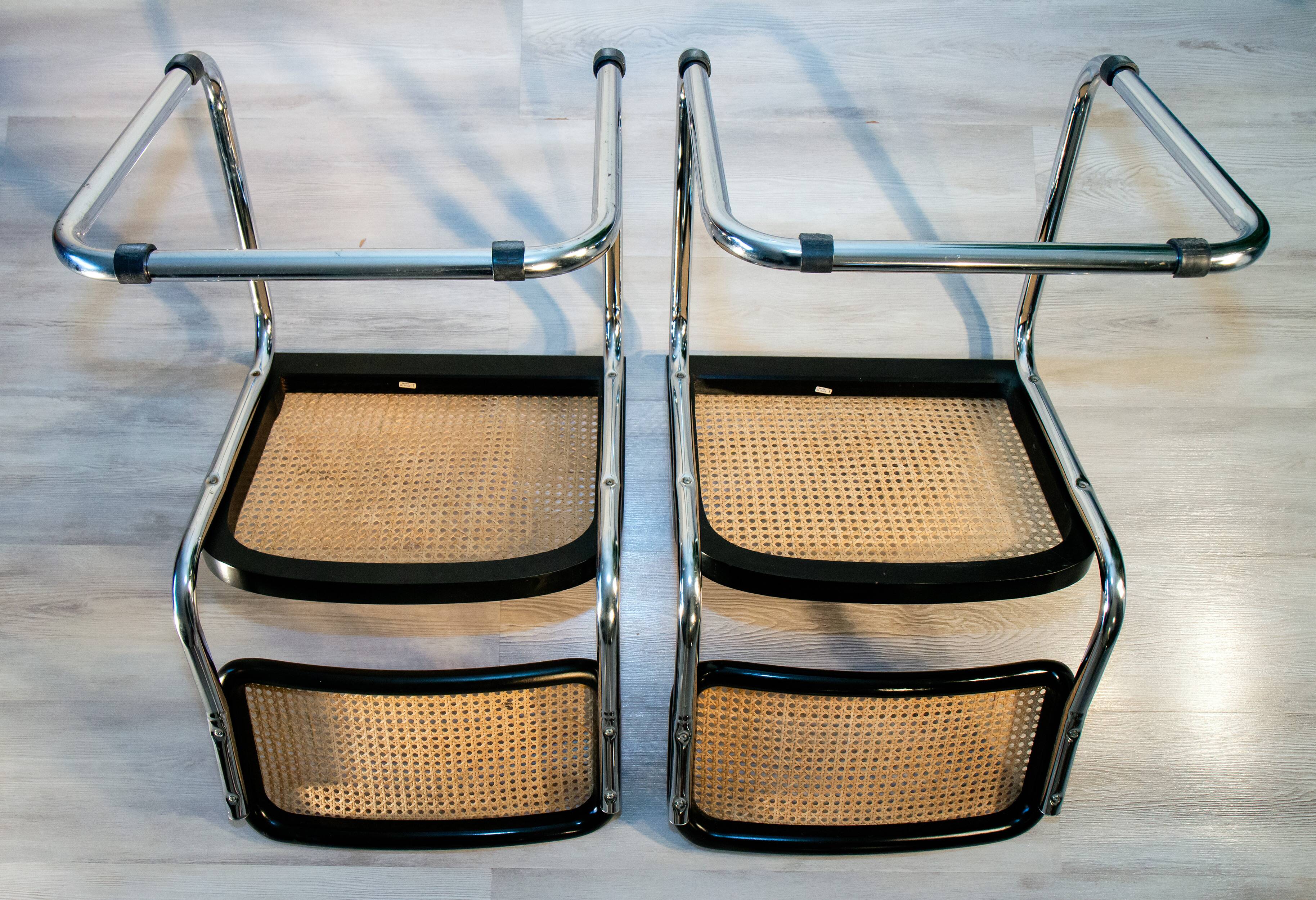 Breuer Cesca B32 chairs, Italian edition