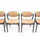 Set of 4 chairs model 42 by Kai Kristiansen, Danish design, 1960s