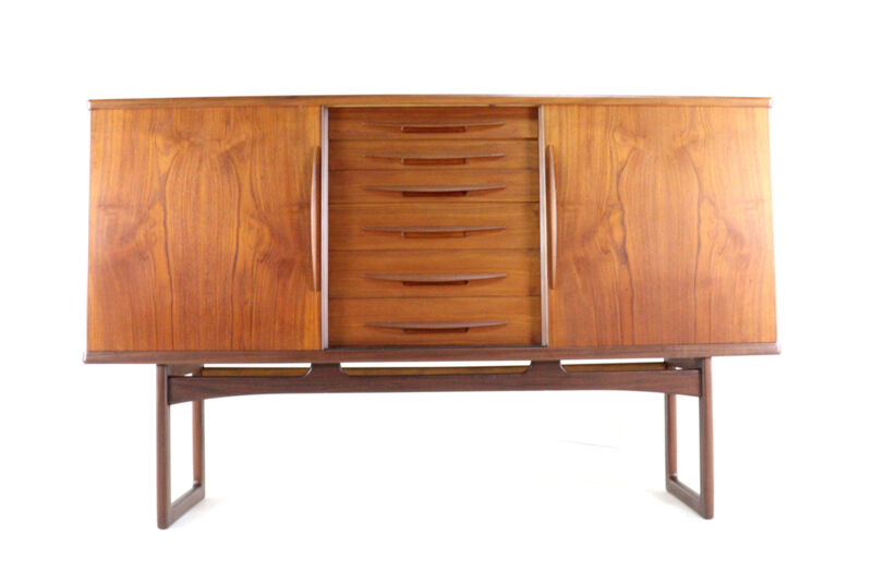 Vamo Sønderborg highboard attr. Arne Vodder | 194 cm  danish design in teak