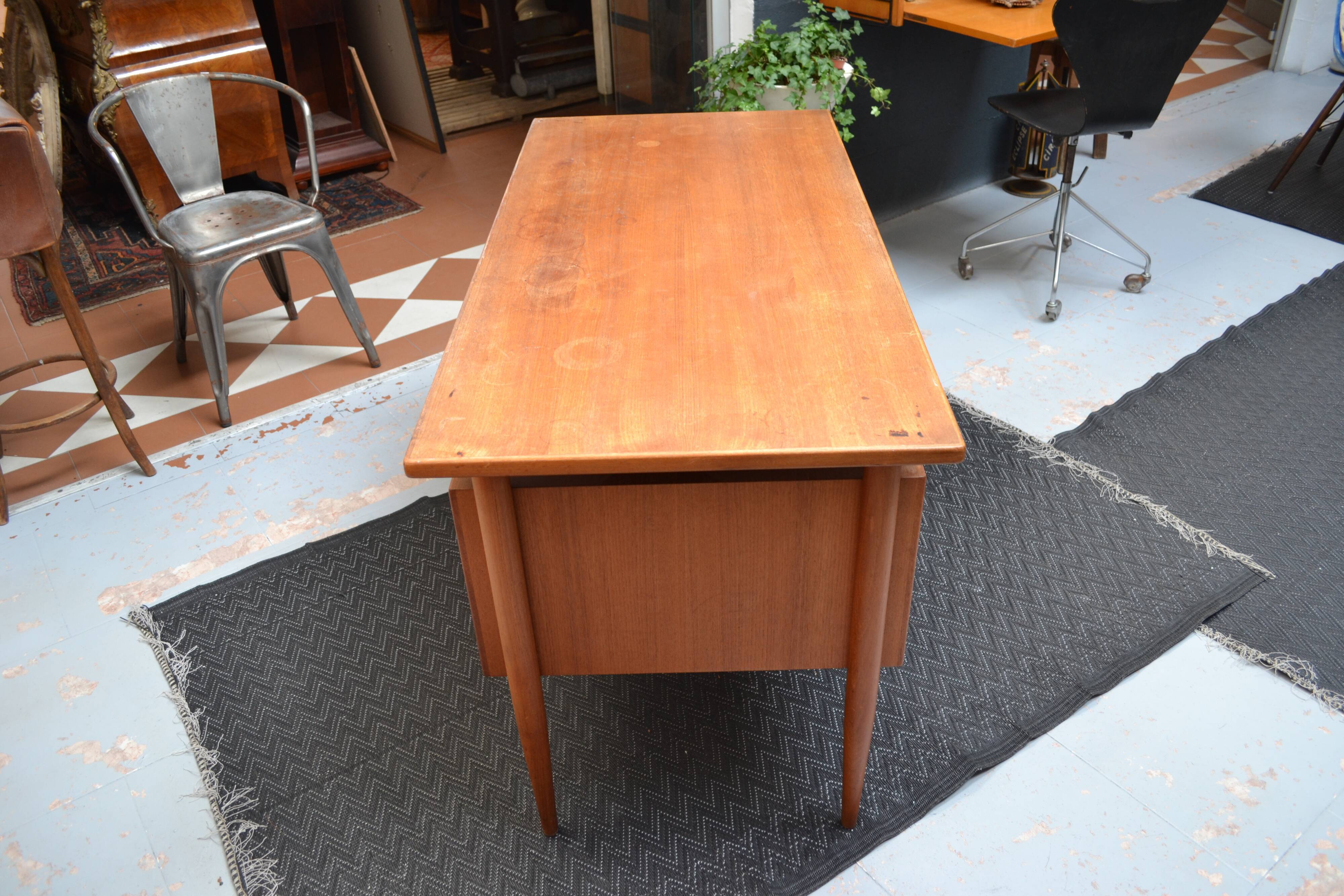 Scandinavian teak desk, 50 years