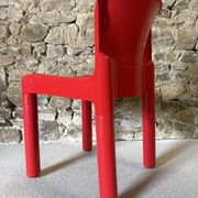 4 chaises modèle 4875 par C. Bartoli pour Kartell, 1970