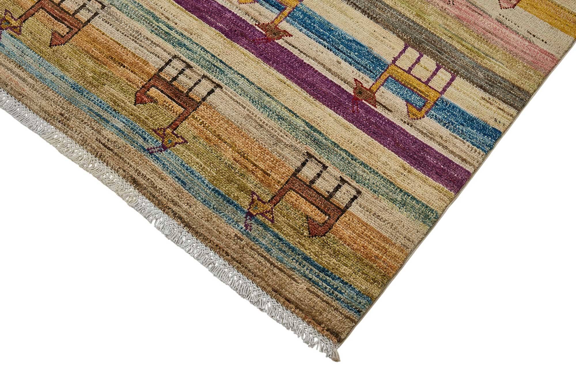 Turkish Handknotted Wool Oushak Rug 177 cm x 228 cm