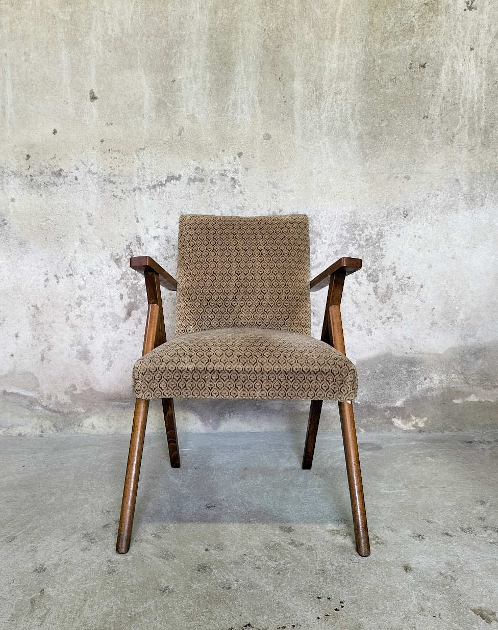 Vintage bridge armchair