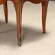 Antique baroque bedside tables in walnut and marble, Italy, 20th century.