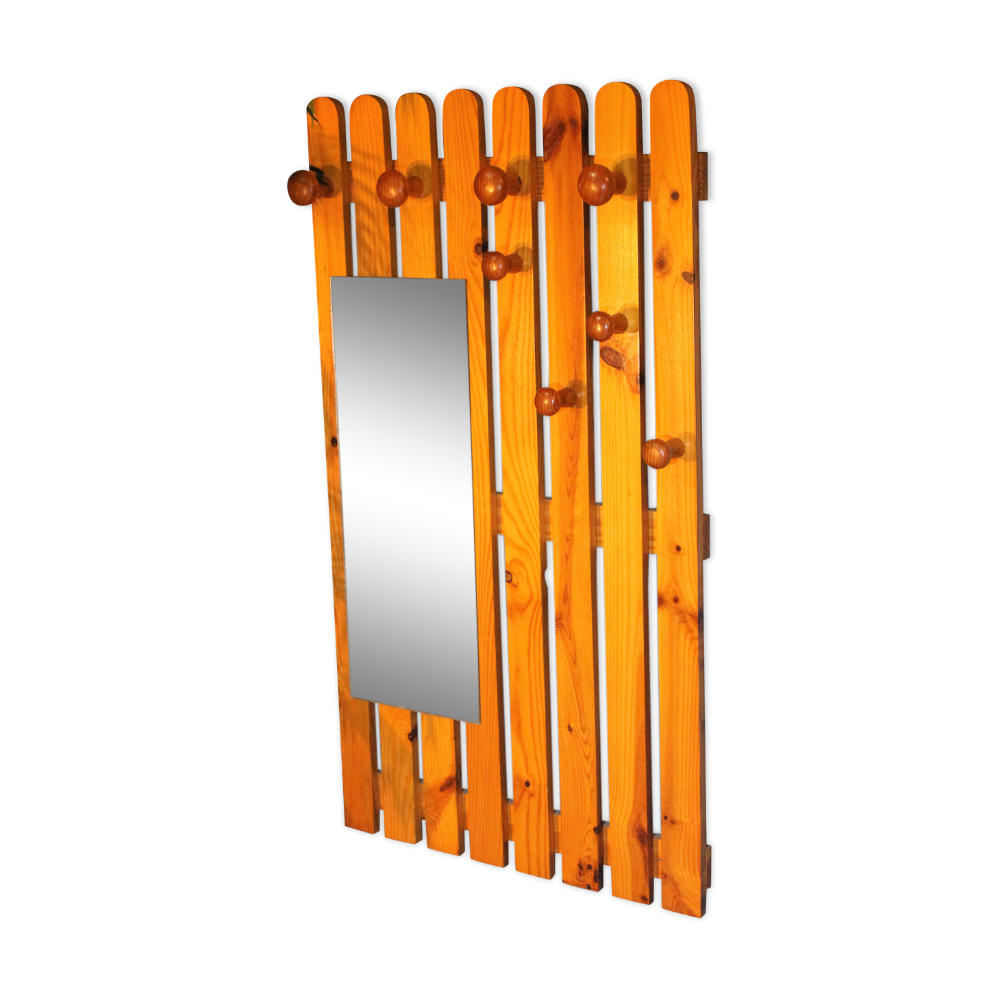 "Planches" wall coat holder 1980s
