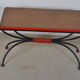 Table basse en fer forgé