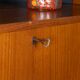 Vintage 20thc italian modular teak wall cabinet c.1960