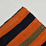 4x4 Square Bohemian Pattern Kilim Area Rug, 128x128Cm