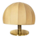 Brass table lamp with Cocoon shade, Italy, 1970s