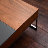 Multifunctional Shiva coffee table with storage and raisable table tops