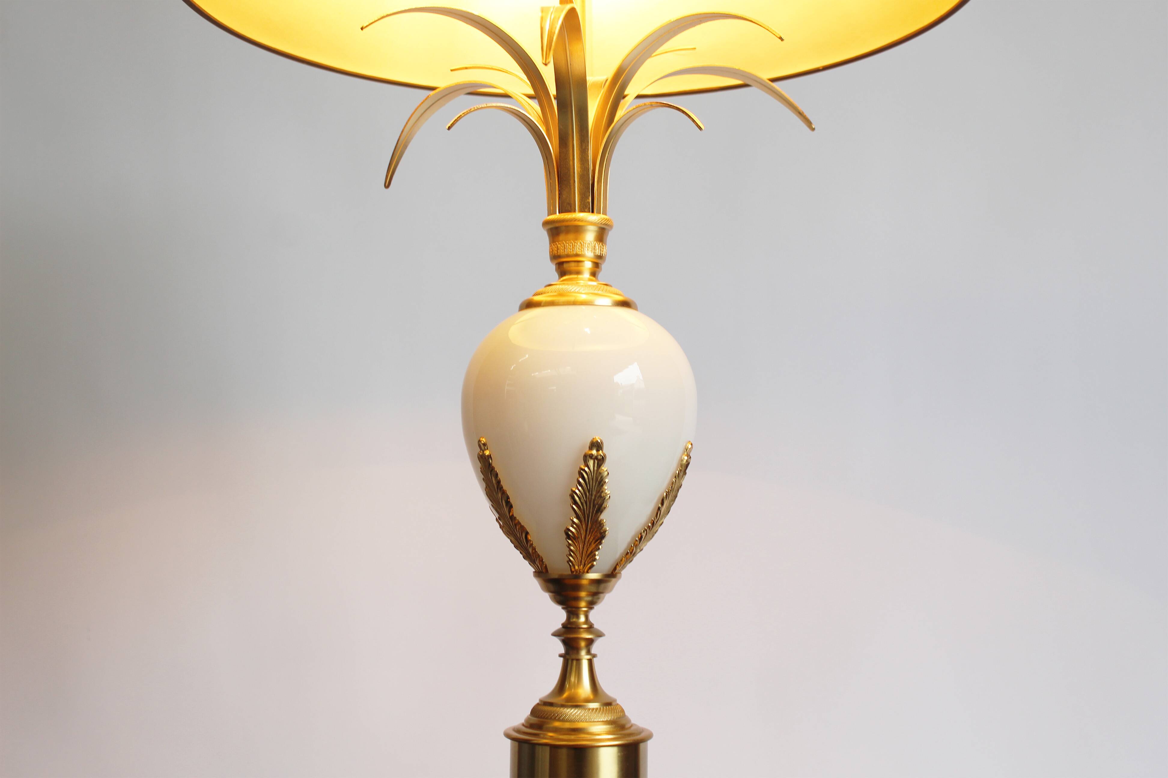 Large 'Palm' Table Lamp by Boulanger, Belgium 1970's