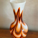 Vase en verre coloré