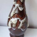Fat Lava Pottery Vase Ocean Rock