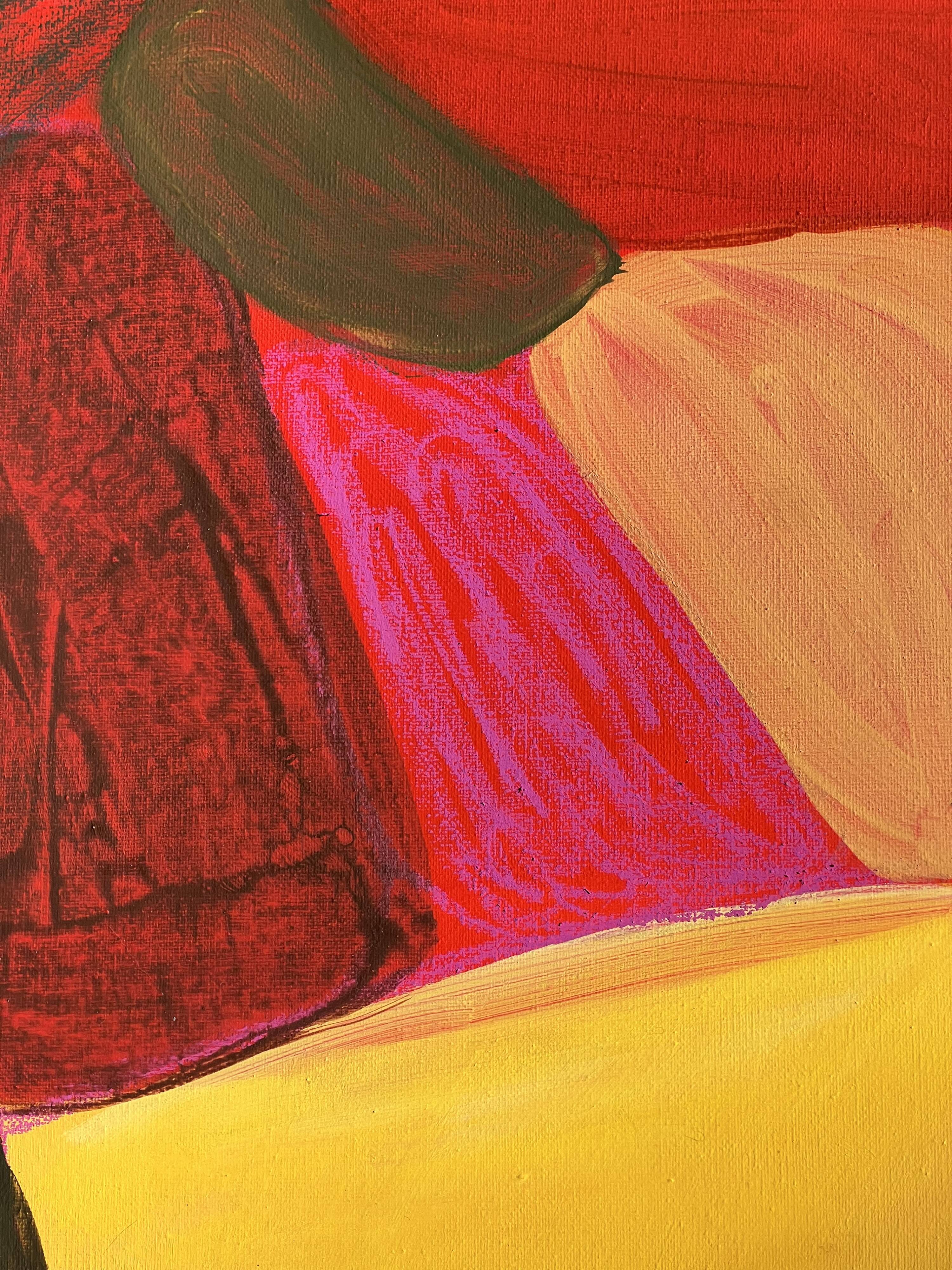 Original abstract  painting