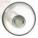 Bubble glass cup from the 70s, height 23 cm