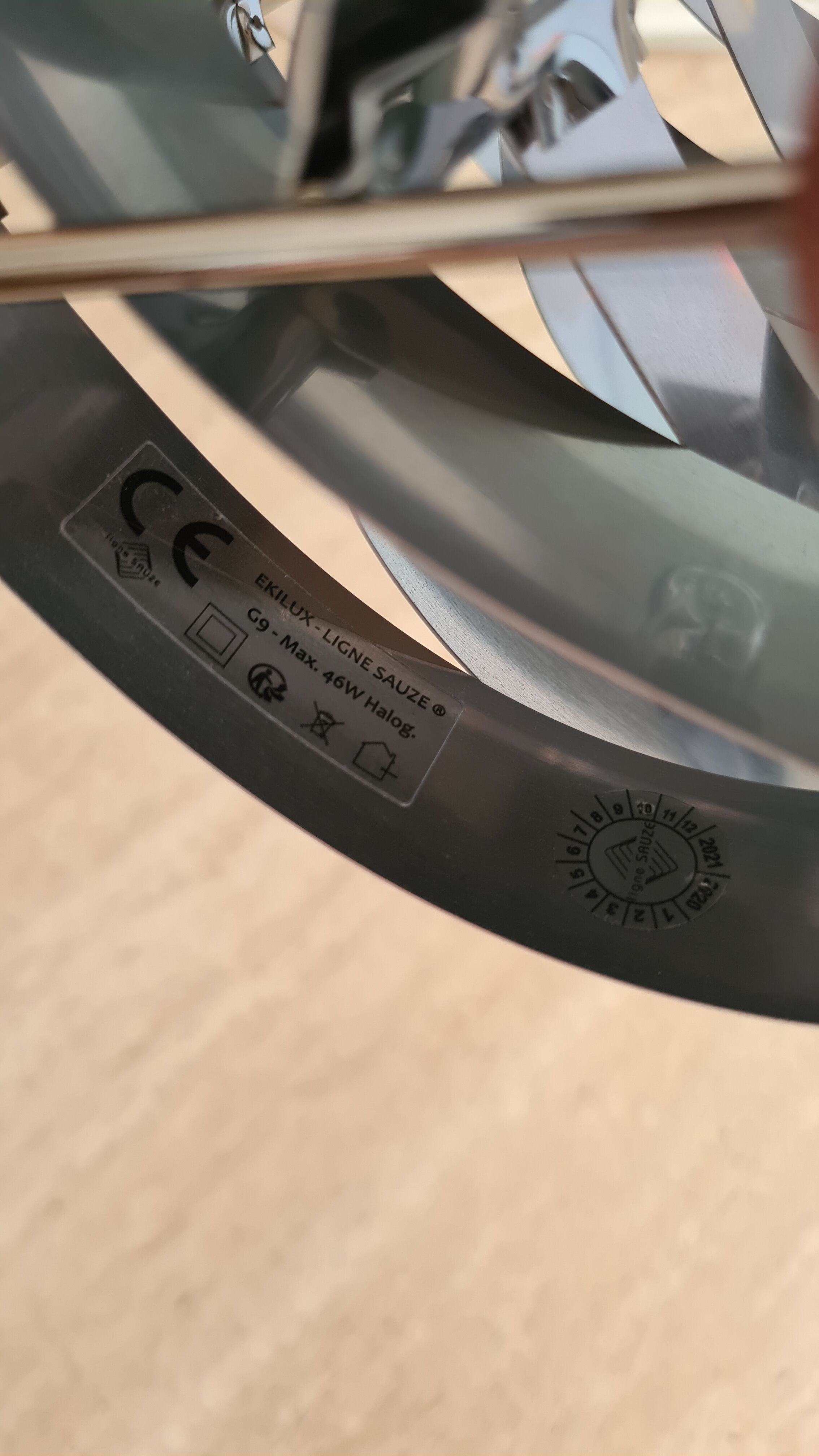 Sauze model Ganymede I lay lamp