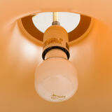 Jo Hammerborg acrylic and brass ceiling lamp from the 70s