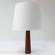 Vintage Danish Teak Table Lamp, 1960s