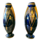 Pair of Art Deco vases – Tours ceramics, Pinon-Heuzé (c. 1930)