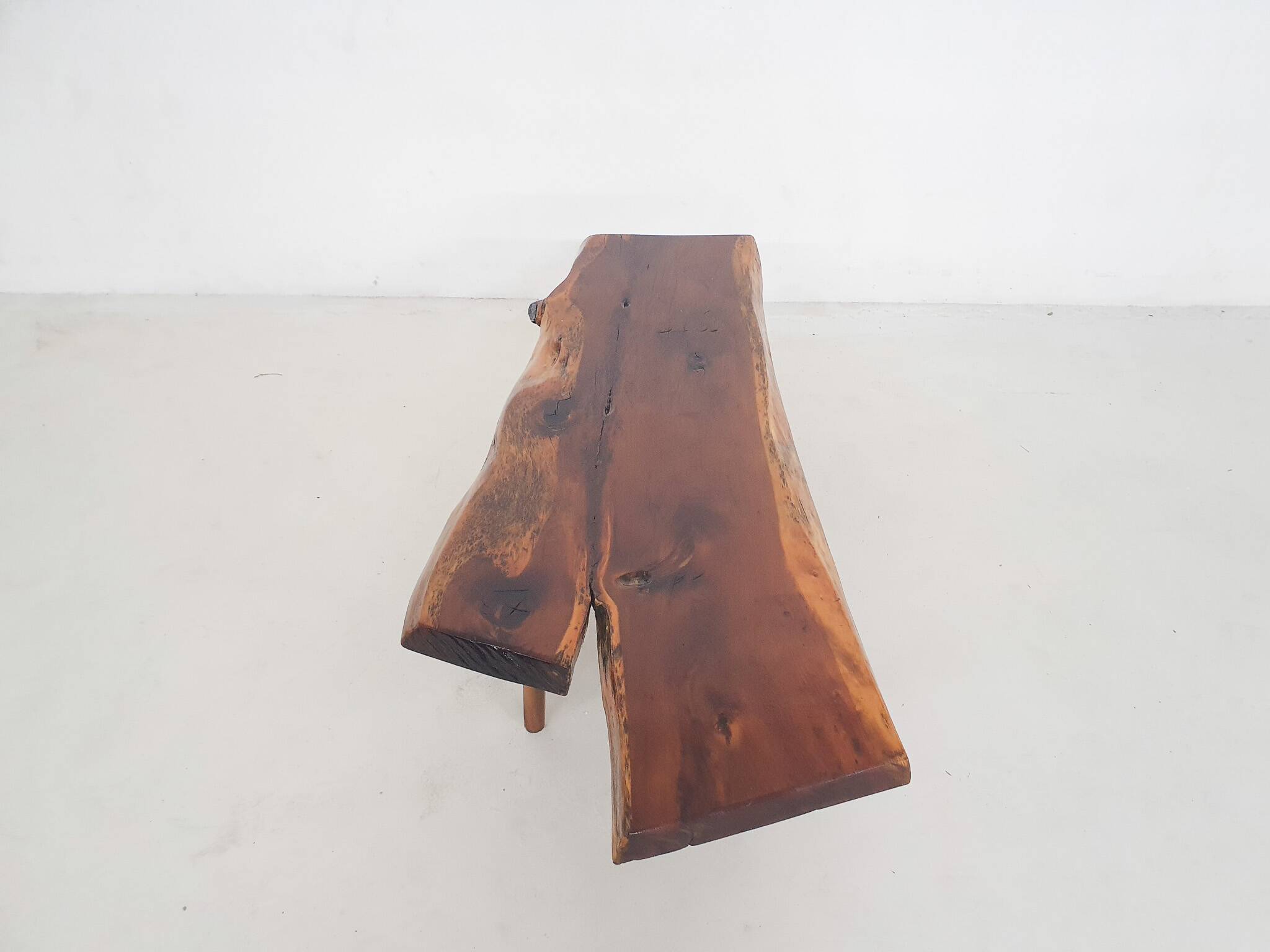 Reynolds of Ludlow tree trunk coffee table, U.K 1970's
