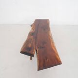 Reynolds of Ludlow tree trunk coffee table, U.K 1970's