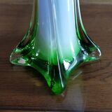 Murano glass paste soliflore vase, arum shape