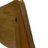 Vintage wooden chair 1980s minimalist design unique