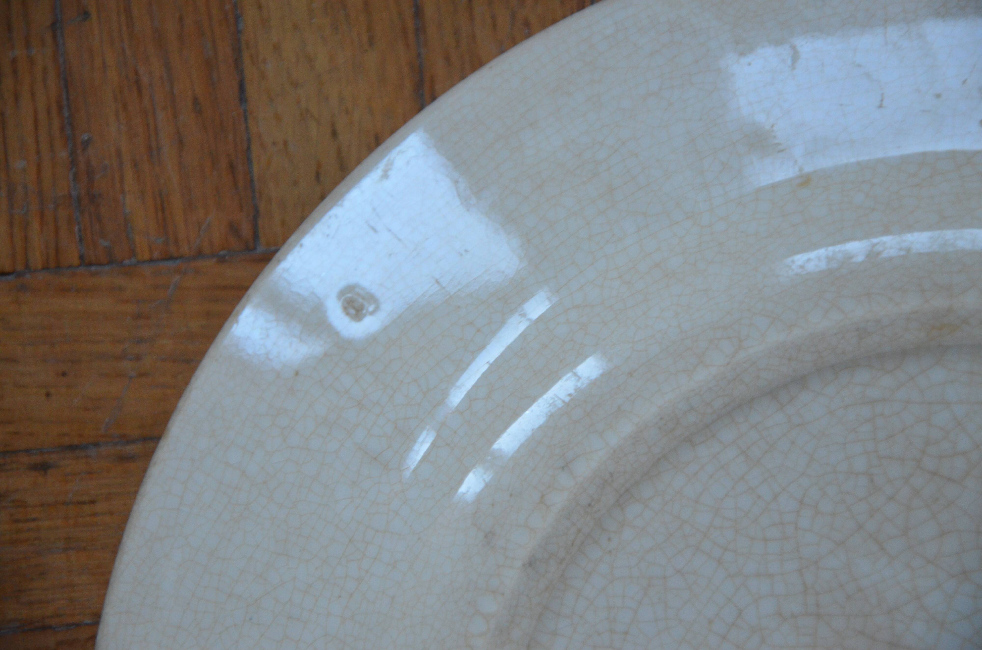 Lot of 2 plates Creuil Montereau