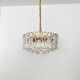 Large Austrian Palazzo Ice Glass Chandelier by J.T. Kalmar