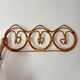 Wall-mounted rattan coat rack by Franco Albini, 1960