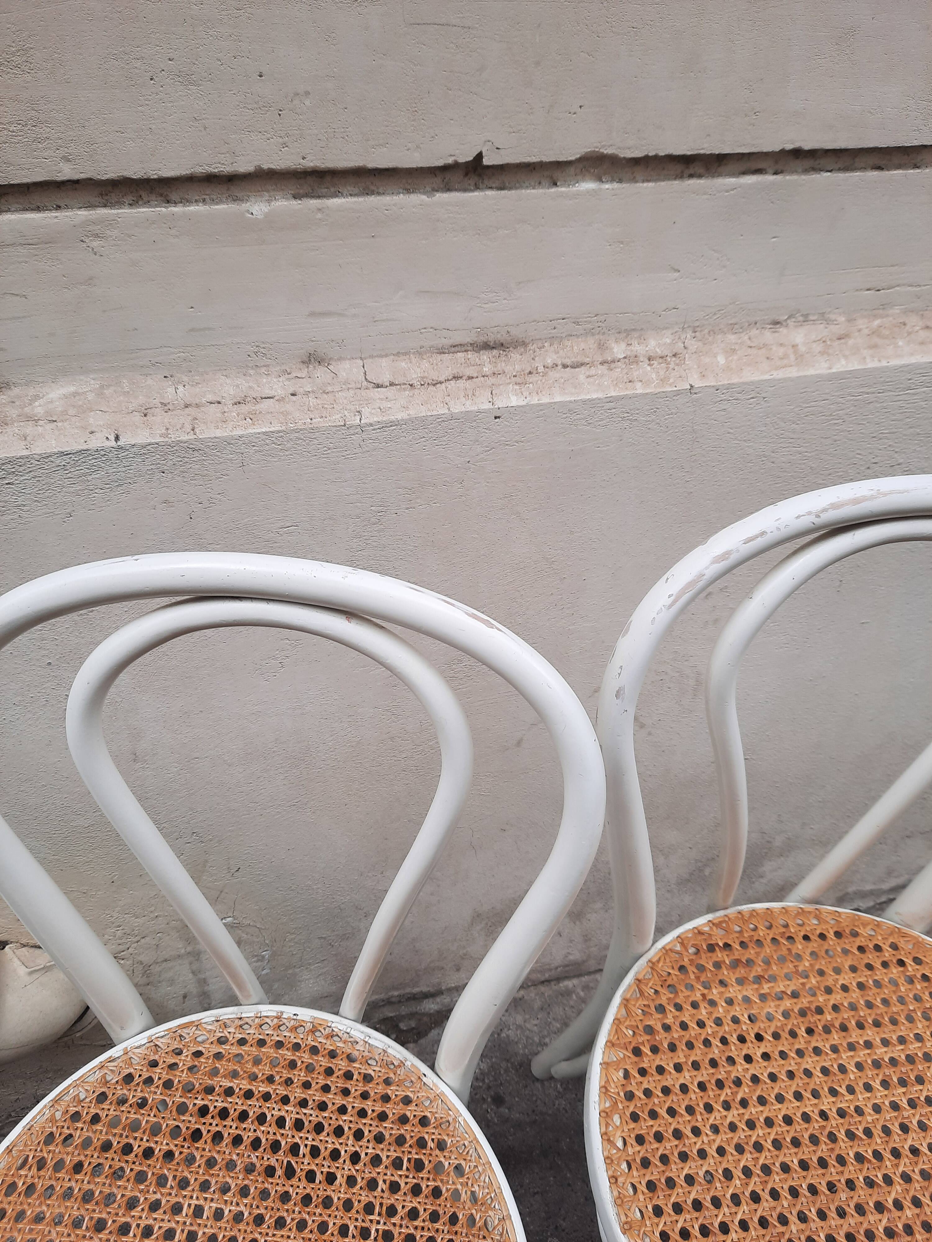 Pair of bistro chairs