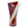 XXL - Large modernist Verceram vase in white and iridescent red ceramic
