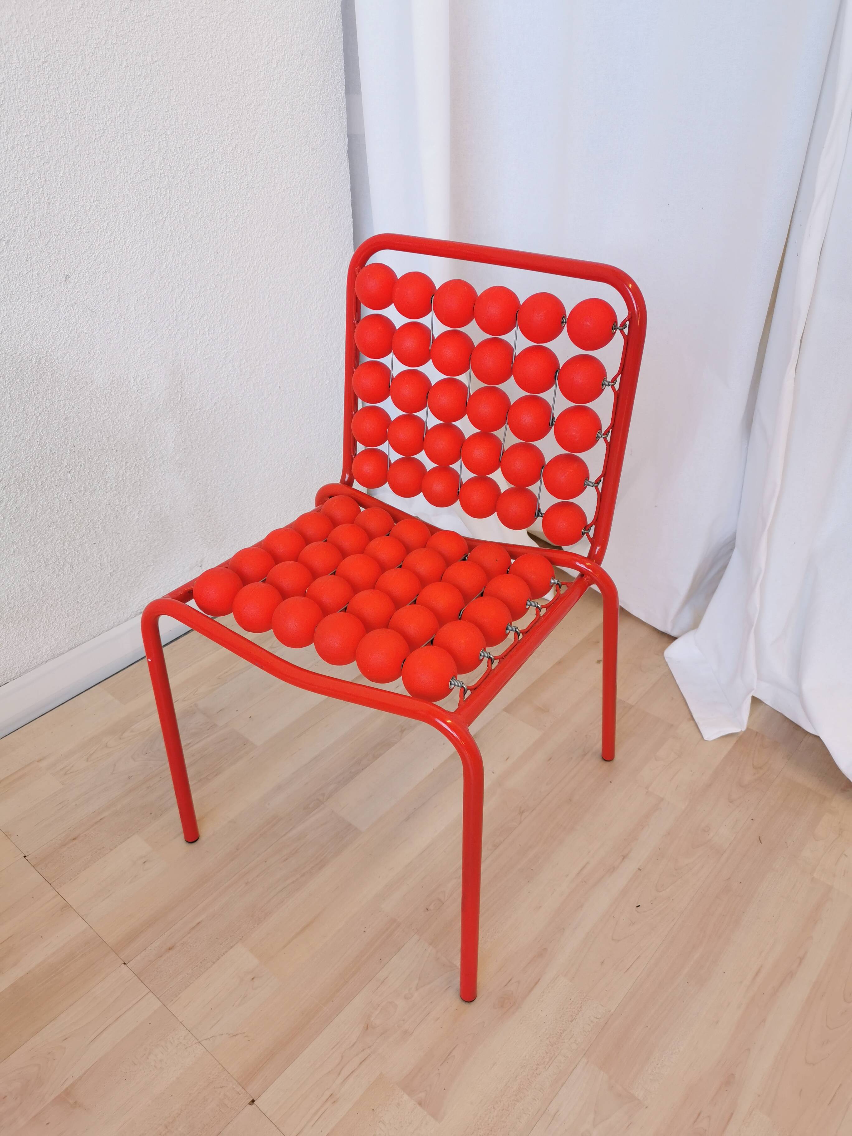 Lot de 5 chaises vintage Pop Art pour enfants : SLOG Croatie, années 1980