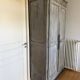 Antique Provençal wardrobe with a patina