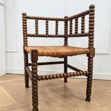 Chaise en chêne rustique