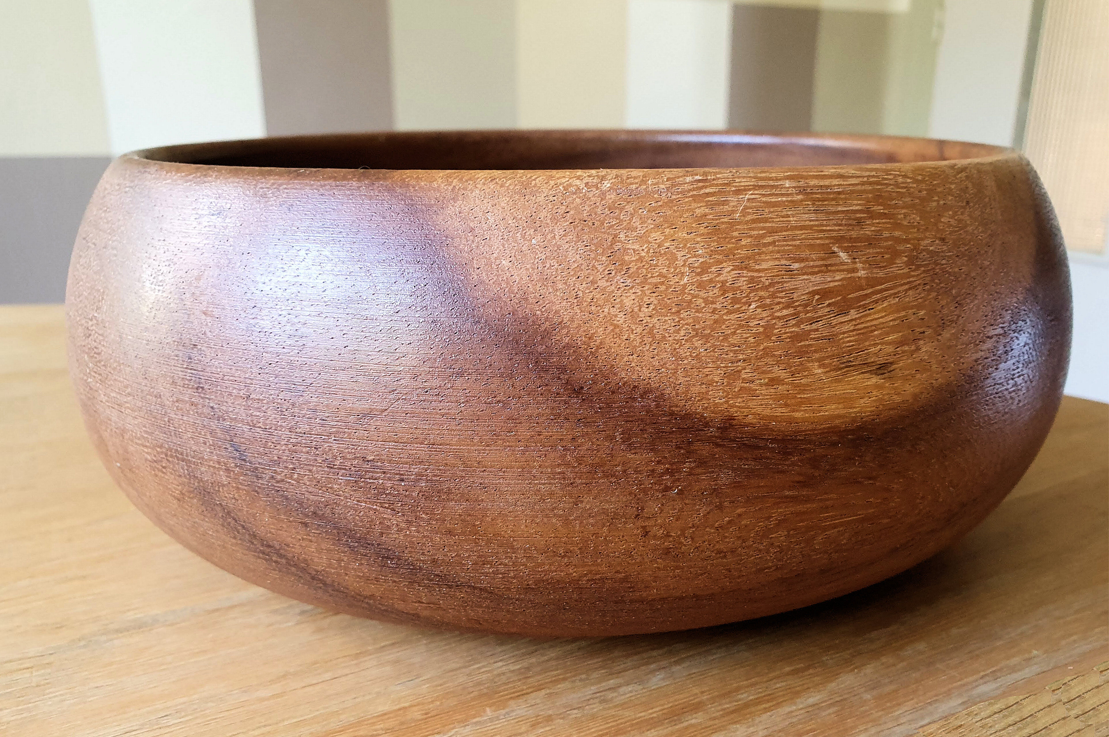 Wooden salad bowl