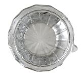 Cut crystal pitcher carafe