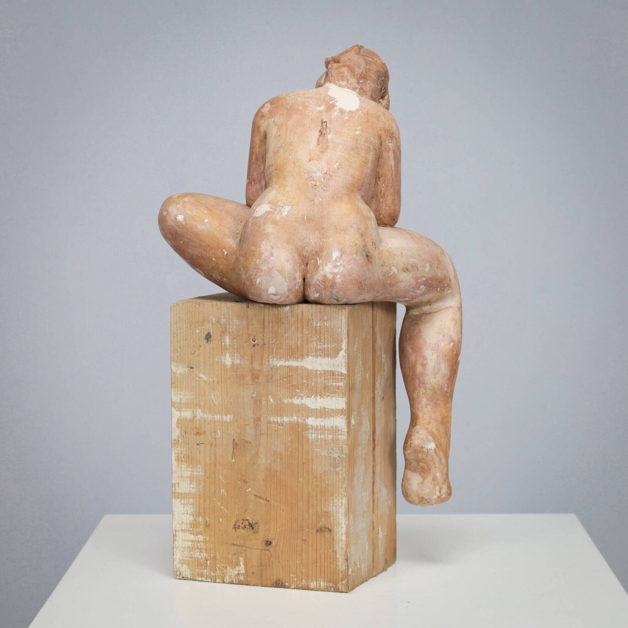 Group of four female sculptures by Francine Govers, Netherlands, 1990s