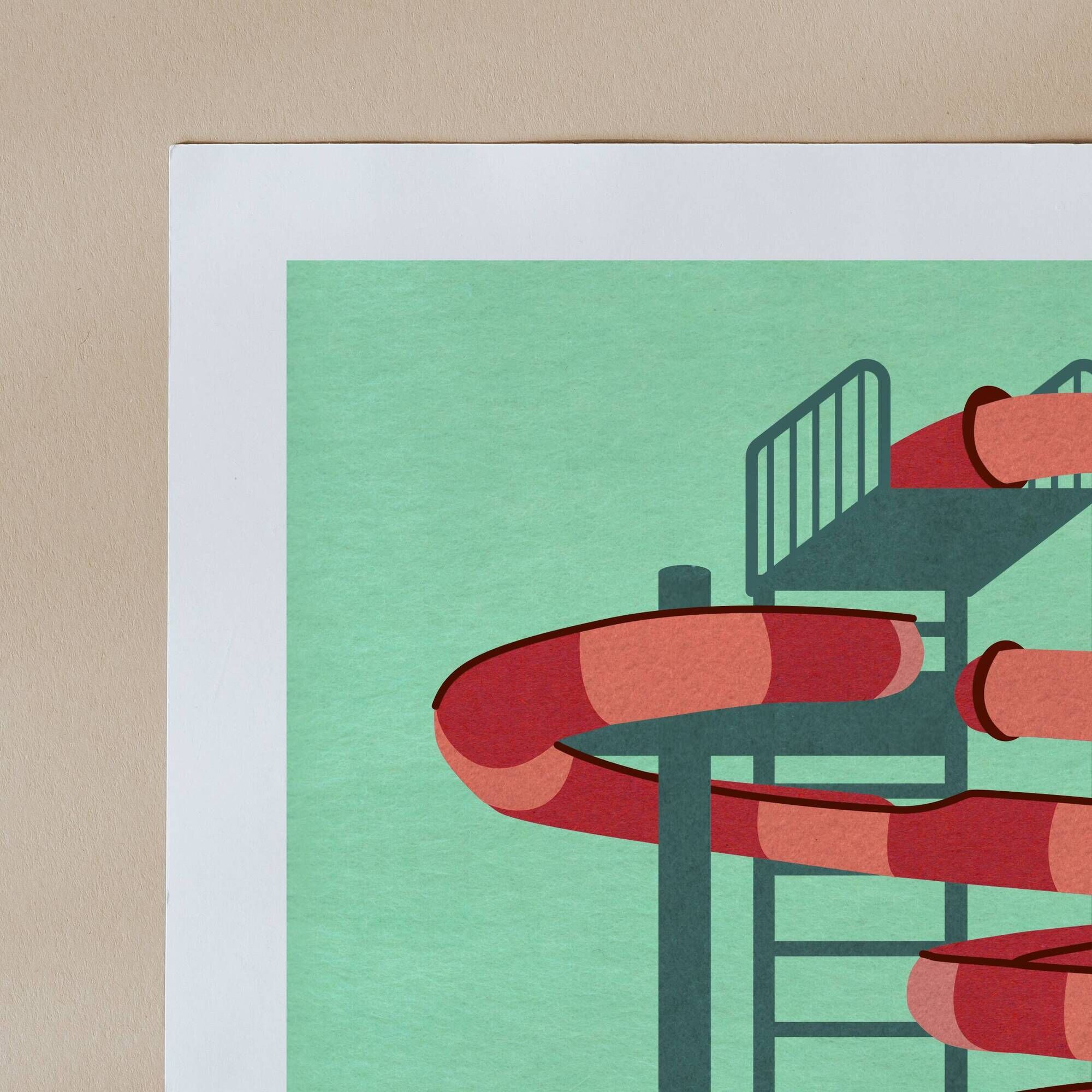 The woman's slide