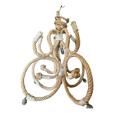 Lustre en corde années 50